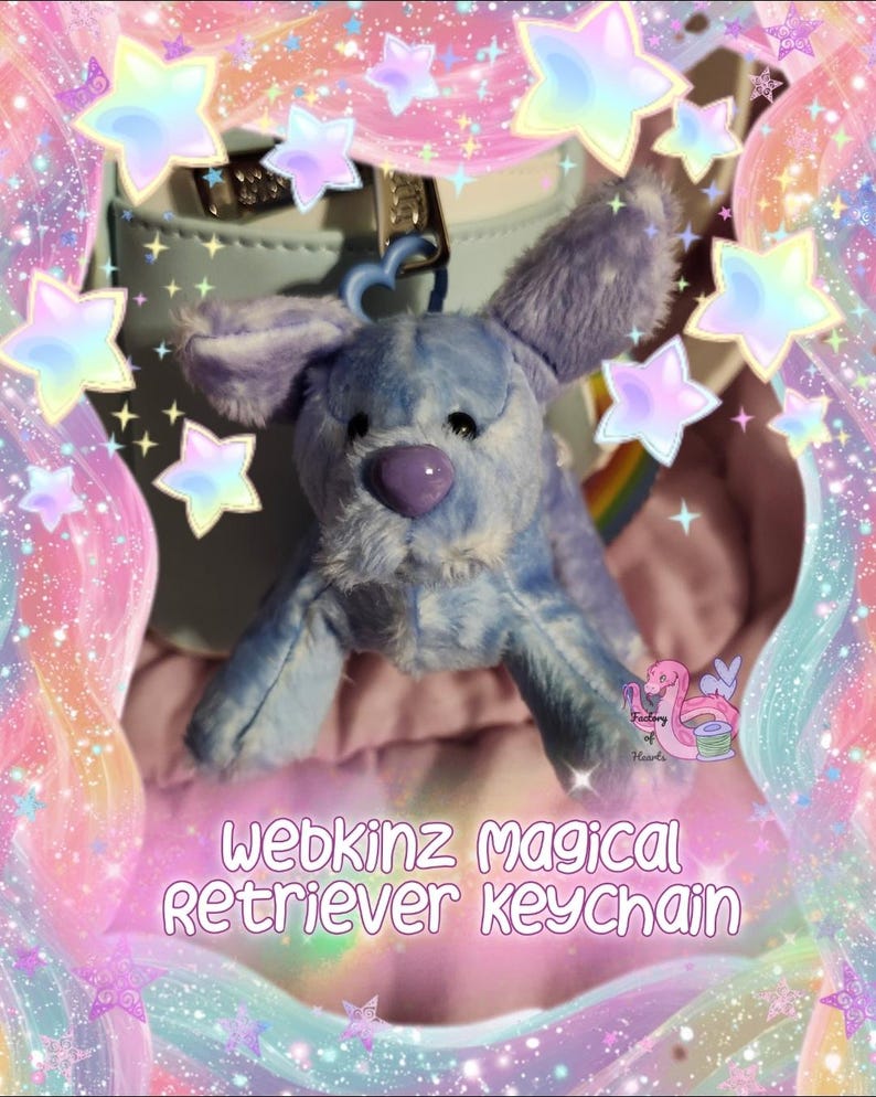 Peluche de Retriever Mágico Clásico Webkinz Hecho a Mano Personalizado imagen 10