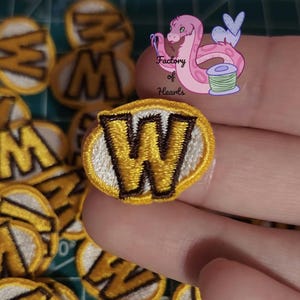 Toppa ricamata con logo Magic W firmata Webkinz (per Webkinz personalizzati fatti a mano)