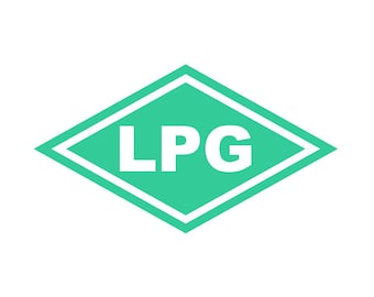 LPG Sticker on Vehicle in Vector AI file