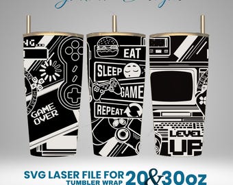 Adventure Tumbler Wrap Design: Laser Engraved SVG File (20 & 30 Oz) - Etsy