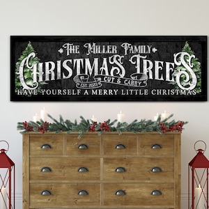 Custom Christmas Tree Farm Sign, Old Fashioned Christmas, Christmas Farmhouse Rustic Sign, Christmas Wall Decor, Xmas Sign, Christmas Decor