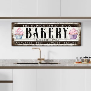 Personalized Bakery Sign, Custom Bakery Sign, Bake Shop Sign, Custom ...