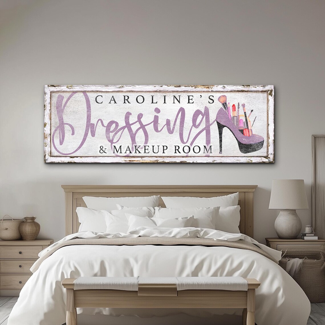 Dressing Rooom Sign Personalized Dressing and Makeup Room Sign, Dressing Room Decor ...