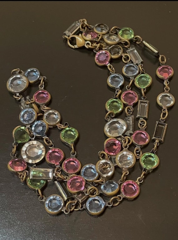 Erickson Beamon Multiple Colors Crystals Beads Do… - image 7