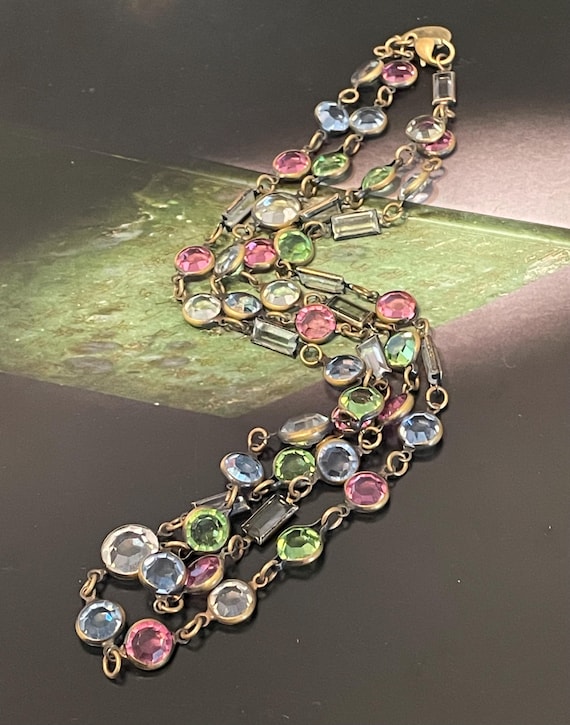 Erickson Beamon Multiple Colors Crystals Beads Do… - image 1