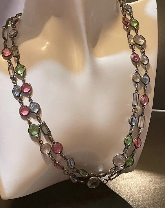 Erickson Beamon Multiple Colors Crystals Beads Do… - image 8