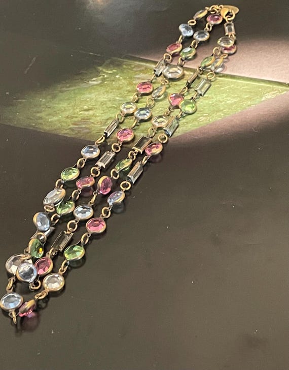 Erickson Beamon Multiple Colors Crystals Beads Do… - image 2