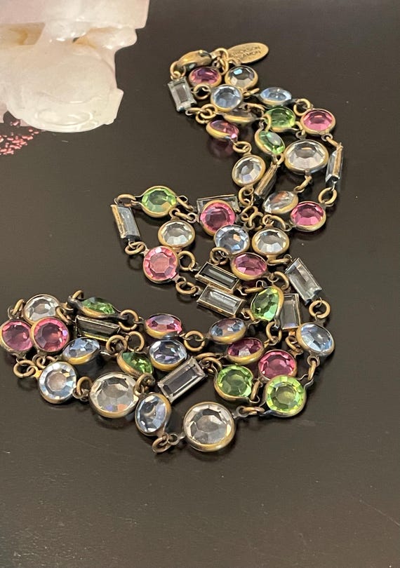 Erickson Beamon Multiple Colors Crystals Beads Do… - image 10