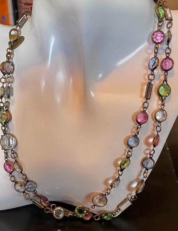 Erickson Beamon Multiple Colors Crystals Beads Do… - image 12