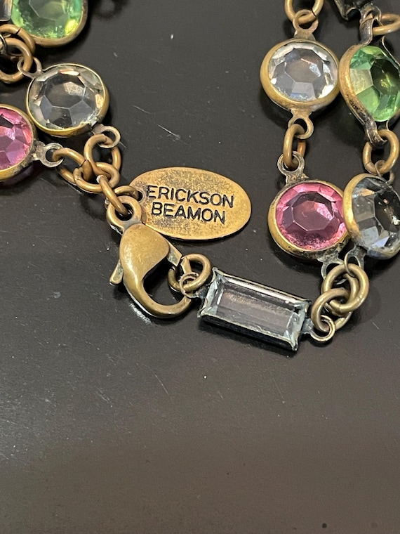 Erickson Beamon Multiple Colors Crystals Beads Do… - image 11