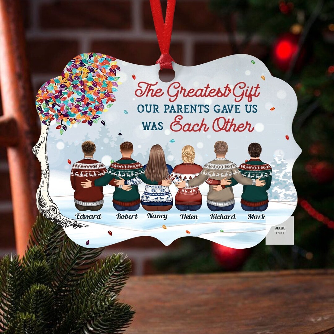 2023 Christmas Family Ornament Personalized Family Reunion Etsy