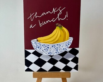 Thank you Card- Bunch of Bananas