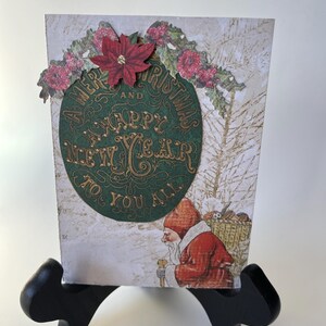 Kerstkaart, vintage kerst