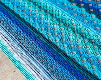 Timeless Variations Shawl - A Crochet Pattern For A Rectangular Shawl Made With Airy Stitches