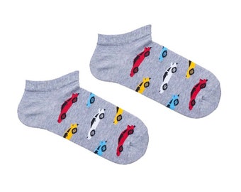 Chaussettes Bicycle Lifeinasock® - Design Fun, Cadeau Idéal, 100% Coton, Taille Cheville