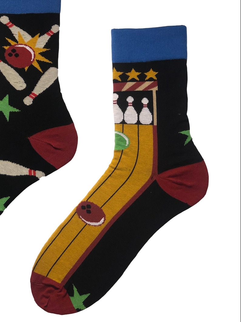 Bowling Bowls Ball Unisex Socks, Funny Socks, Cozy Socks, Men Socks