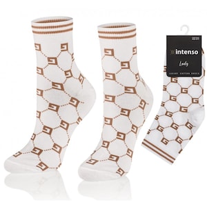Patterned Cotton Socks: Fashionable Cozy Style