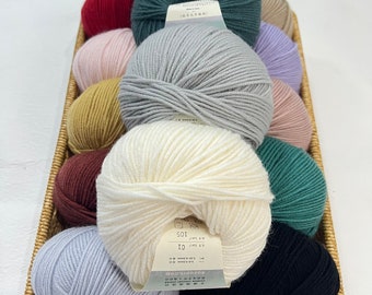 52 Color Wool Yarn, Alpaca yarn, Sock yarn, Knitting wool, Natural fiber yarn, Alpaca wool yarn, Alpaca fiber,Drops Alpaca,Sport weight yarn