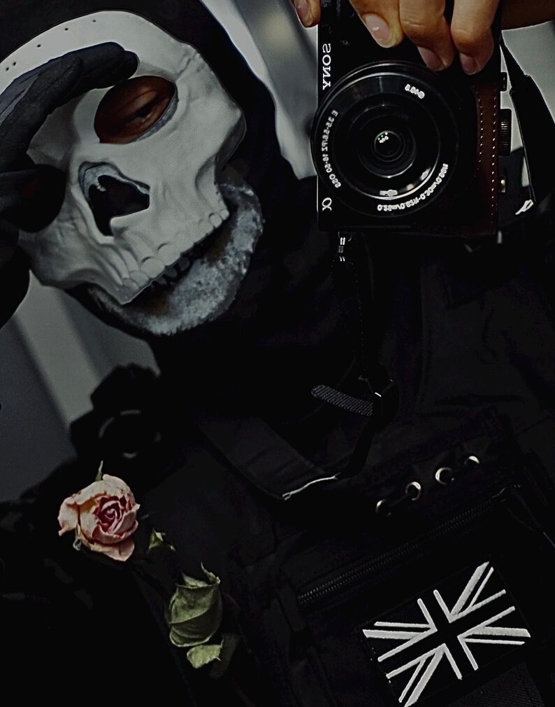 COD Ghost Mask 3D Printed Skull Mask Cosplay Airsoft MW2 Etsy Canada