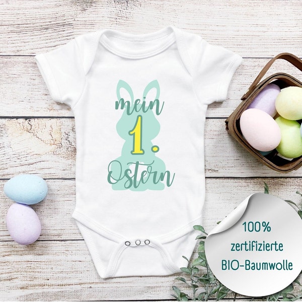 Baby Body personalisiert, Geschenk Geburt, Baby Geschenk, Geschenkidee, Individuelles Geschenk, Mein Erstes Ostern, Geburtstag