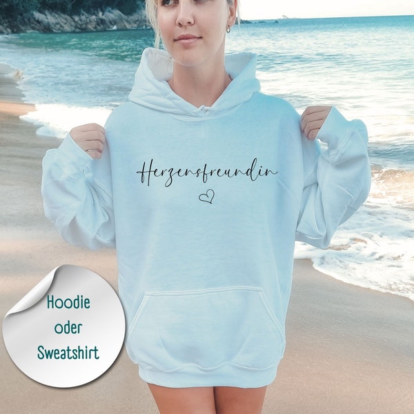 Herzensfreundin Pullover, Beste Freundin der Welt Pullover, Geschenk Freundin, Geschenk Geburtstag, Beste Freundin Geschenk, Best Friends