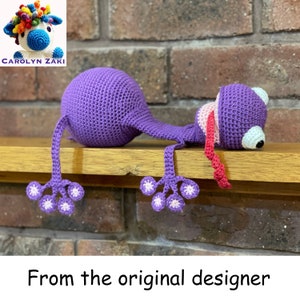 The Original Squashed Frog Door Stopper Amigurumi Instant download PDF crochet pattern, available in English only zdjęcie 10