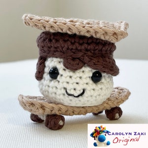 S&#39;more Skater Kid crochet plushie amigurumi Instant download PDF pattern, available in English only