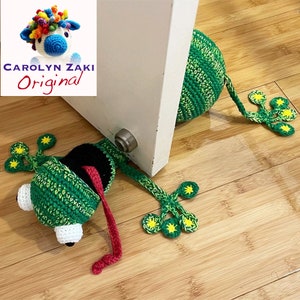 The Original Squashed Frog Door Stopper Amigurumi Instant download PDF crochet pattern, available in English only zdjęcie 7