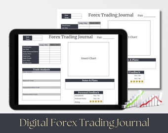 Forex Trading Journal Digital Printable Trading Log Template Instant ...