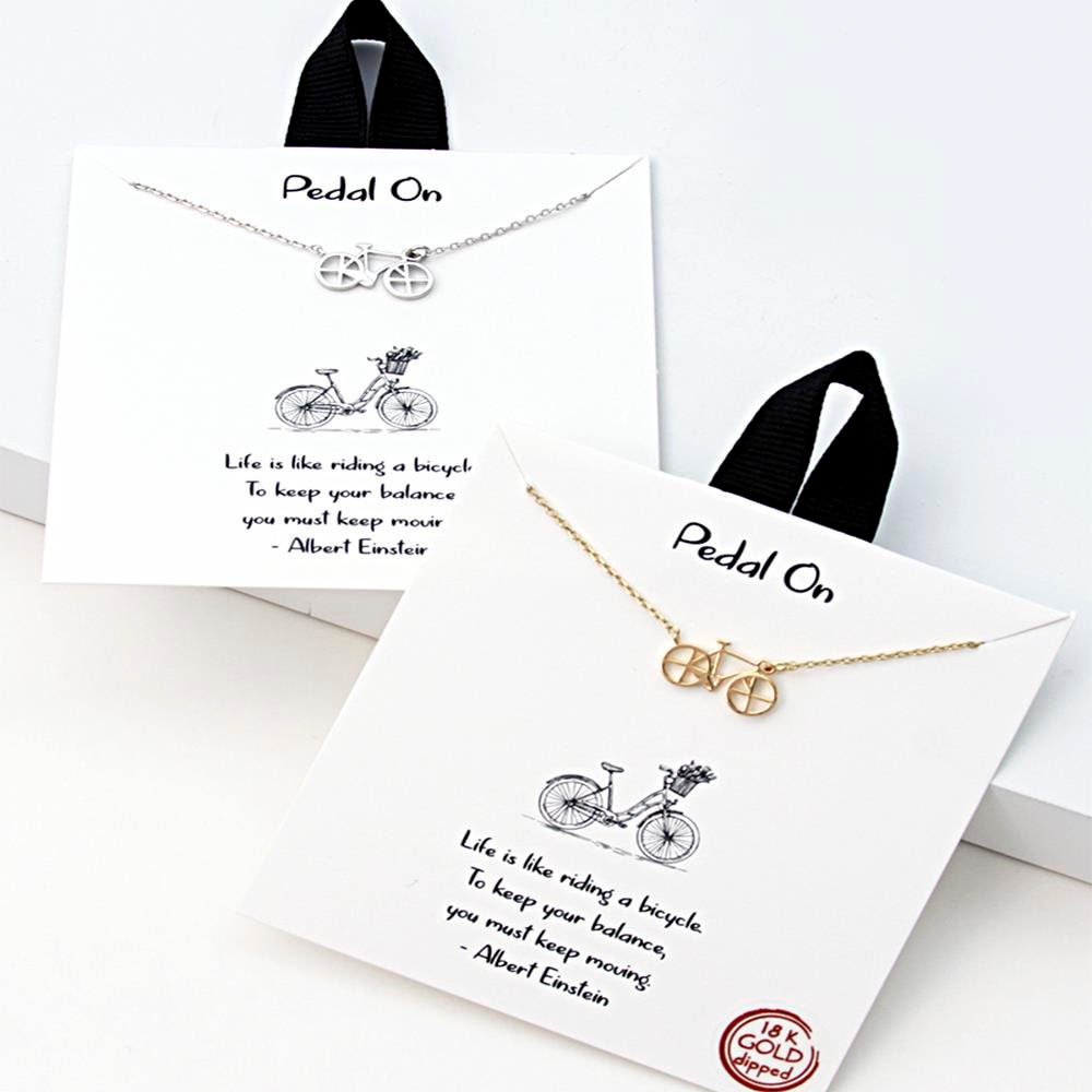 Bicycle necklace deals forever 21
