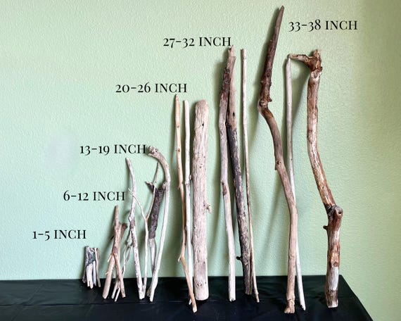 Driftwood Piece Coastal Decor Branch Macrame Dowel Rustic Drift Wood Bulk Natural Wood Bundle for Craft Beach Wedding Centerpiece DIY Kit