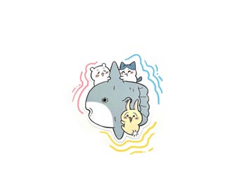 Chiikawa 3" Waterproof Sticker Featuring Chiikawa, Hatchiware, and Usagi