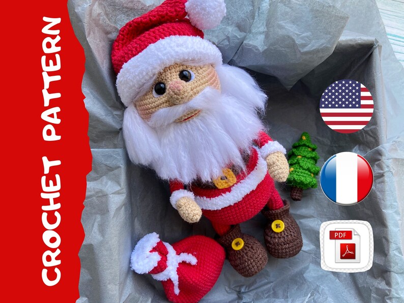 Crochet Pattern Santa Clause Amigurumi Santa Clause Etsy crochet-pattern-santa-clause-amigurumi-santa-clause-etsy
