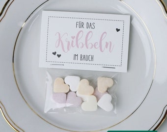 Gastgeschenk Set Kribbeln im Bauch (für 80 Gäste), DIY