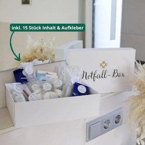 Notfallbox zur Hochzeit für Gäste inklusive Inhalt Bild 1