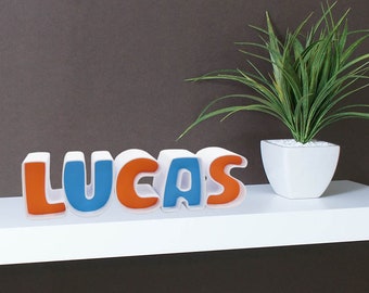 Kids Custom Name Sign | Shelf Decoration | 3D