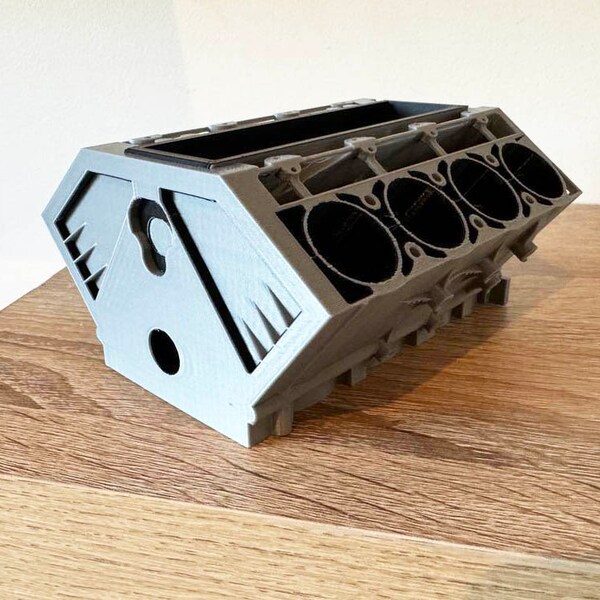 Engine Block Card Holder Etsy