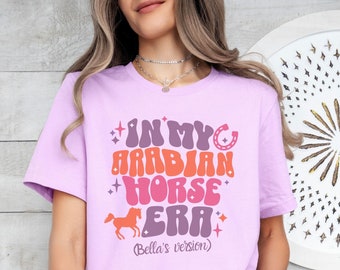 Camiseta "En mi época del caballo árabe", camiseta de caballos, camiseta para amantes de los caballos árabes, camiseta para chicas con caballos árabes, regalo para chicas con caballos, regalo para entrenadoras de caballos