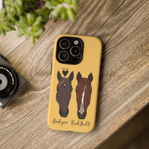 Funda de teléfono personalizada con diseño de caballo, funda personalizada con dibujo de caballo, funda para iPhone con diseño de caballo, regalo conmemorativo de caballo, regalos de caballo para niñas, regalo para mamá con caballo imagen 8