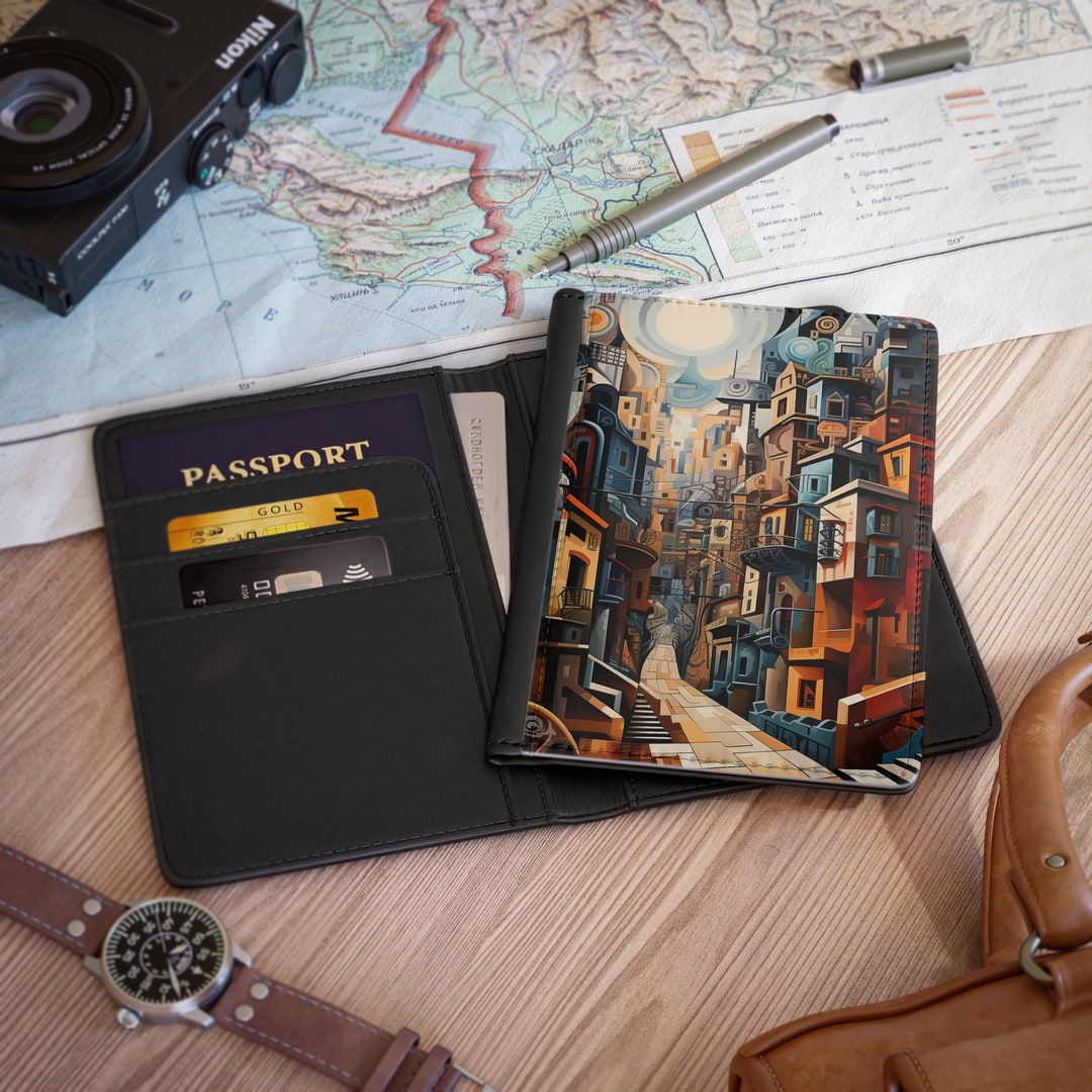 Passport Holder Passport Cover Card Holder Made From Etsy