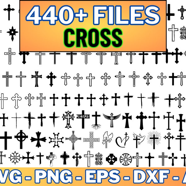 Cross Svg Bundle, Grunge Cross Svg, jesus Cross Svg, Cross Svg Cricut, Cross silhouette, Distressed cross Svg, Cross file for cricut