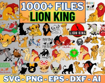 Lion King SVG Bundle, Simba Svg Files for Cricut, Lion King Png, Hakuna Matata Svg for Shirts