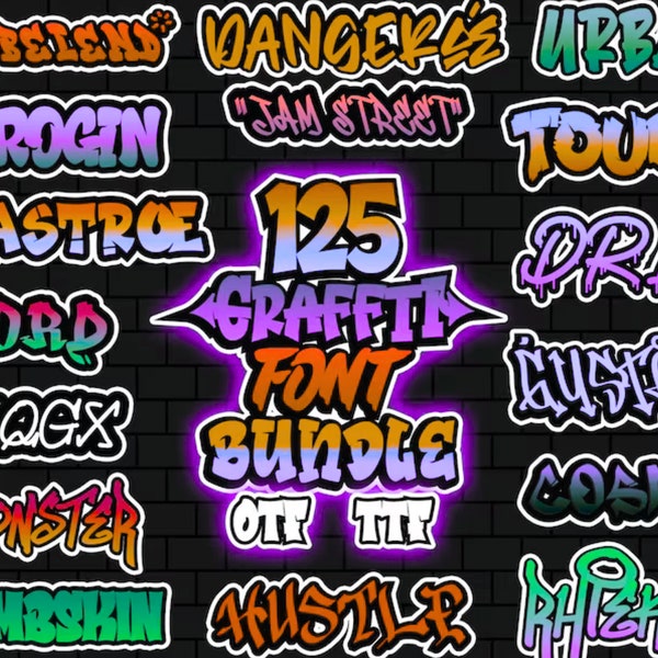 Graffiti Font, Graffiti Letters, Urban Font, Street Font, Dripping Font, Hip hop font, Graffiti Alphabet, Graffiti art, Font for canva