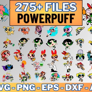 Powerpuff Girls SVG, Powerpuff Svg Bundle, Powerpuff Girls Png, Powerpuff Girl Cricut Files, The Powerpuff Girls svg