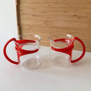 Vintage Valentino tea glasses set of 2