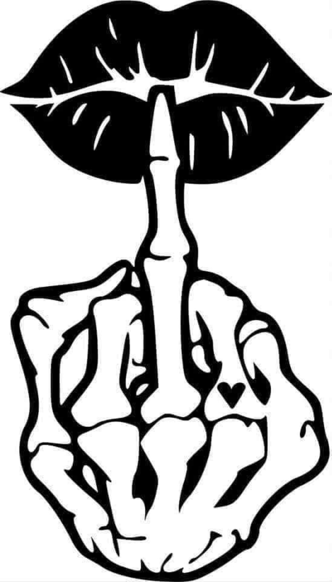 Fuck you skull svg png and pdf svg best for mug and t shirt printing