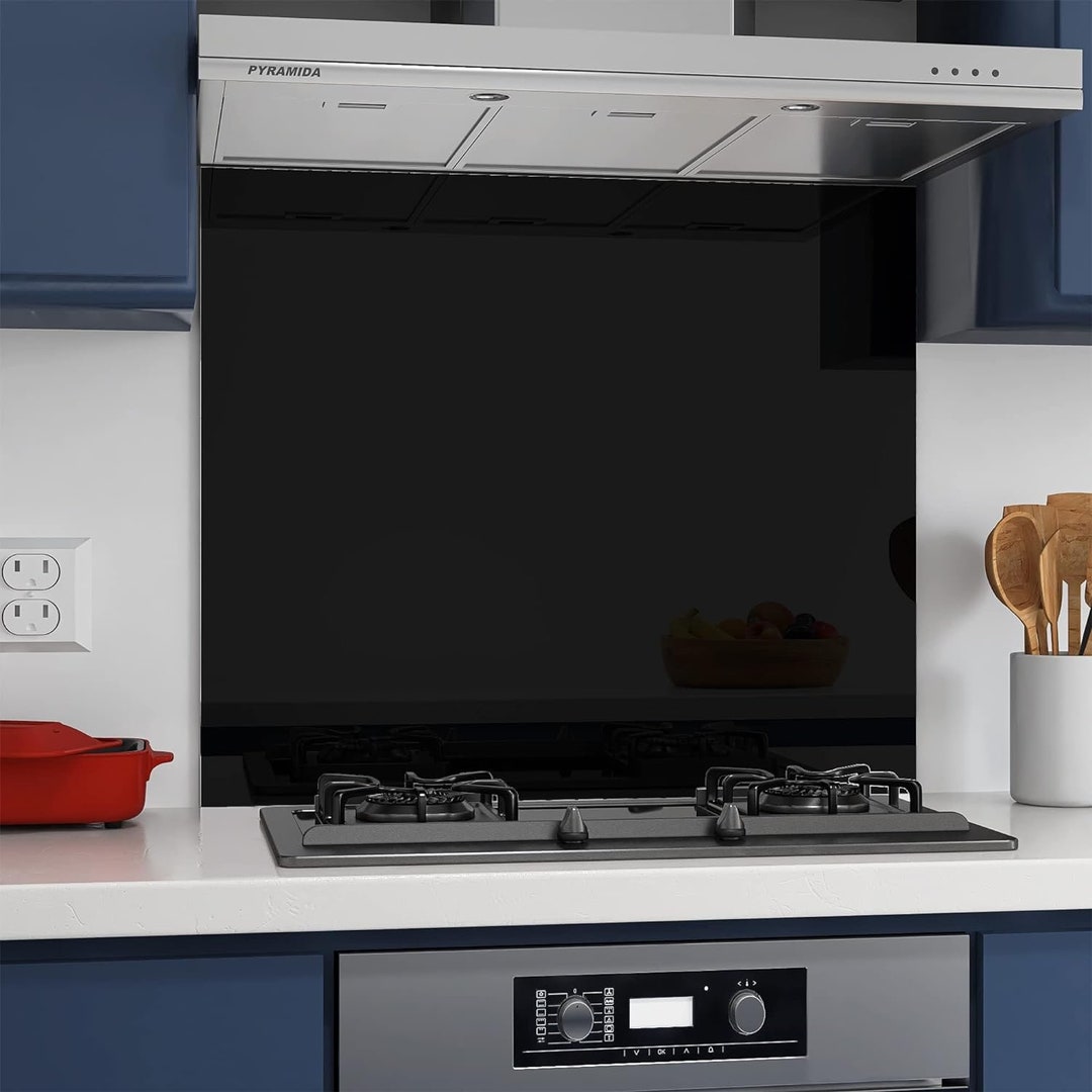 Tempered Glass Oven Backsplash Kitchen Backsplash Stove Etsy