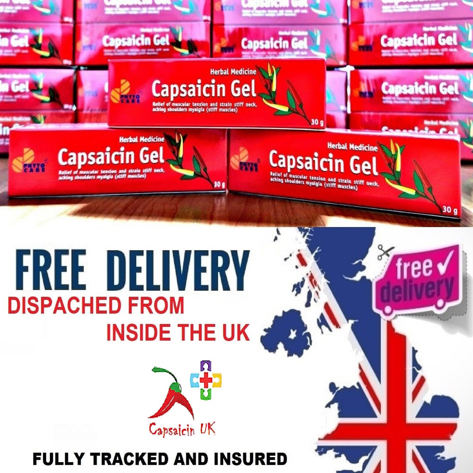 3 X Capsaicin Gel Osteoarthritis Rheumatoid Arthritis Pain Etsy UK