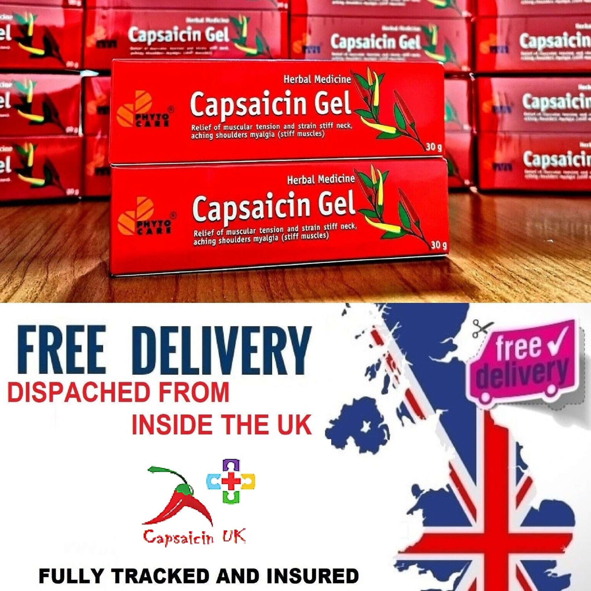 2 X Capsaicin Gel Osteoarthritis Rheumatoid Arthritis Pain Etsy UK