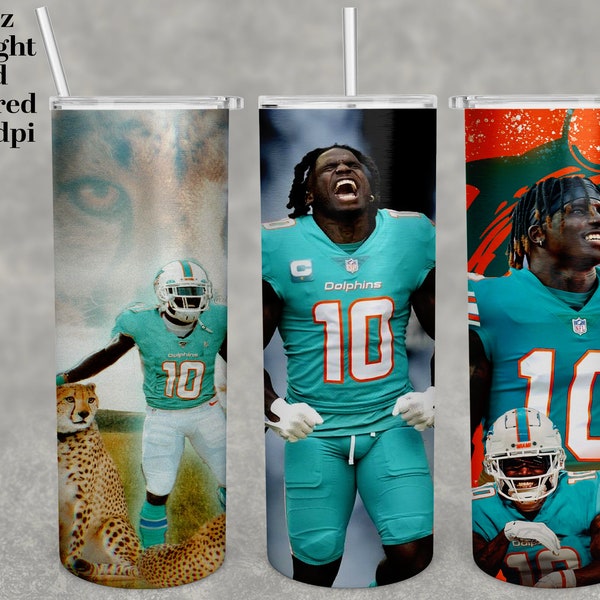 Tyreek Hill Tumbler 20 oz Skinny | Stitch | Tumbler Sublimation Designs, Full Tumbler Wrap, Digital Downloads| Png